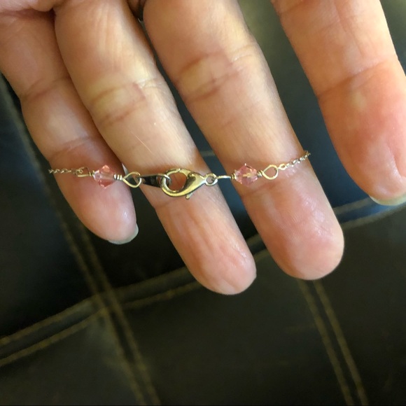 Rose quartz necklace - Picture 3 of 3